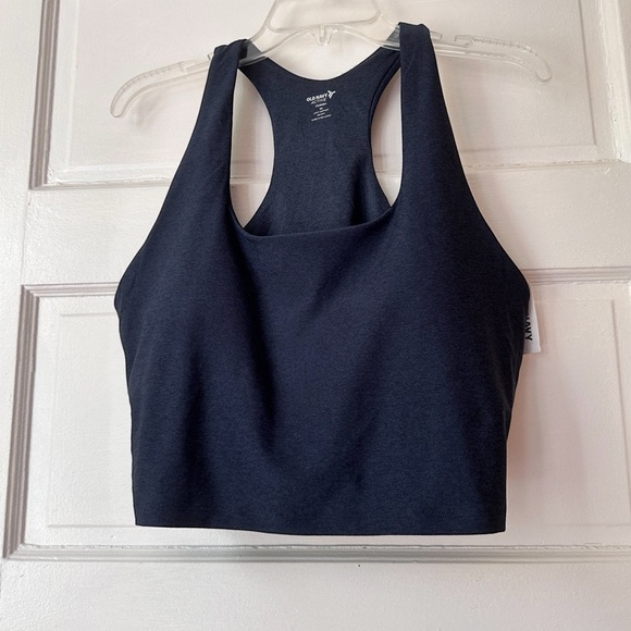 Old Navy Active Cloud+ Heather Blue Padded Sports Bra Light Support NWT XL - Picture 11 of 17